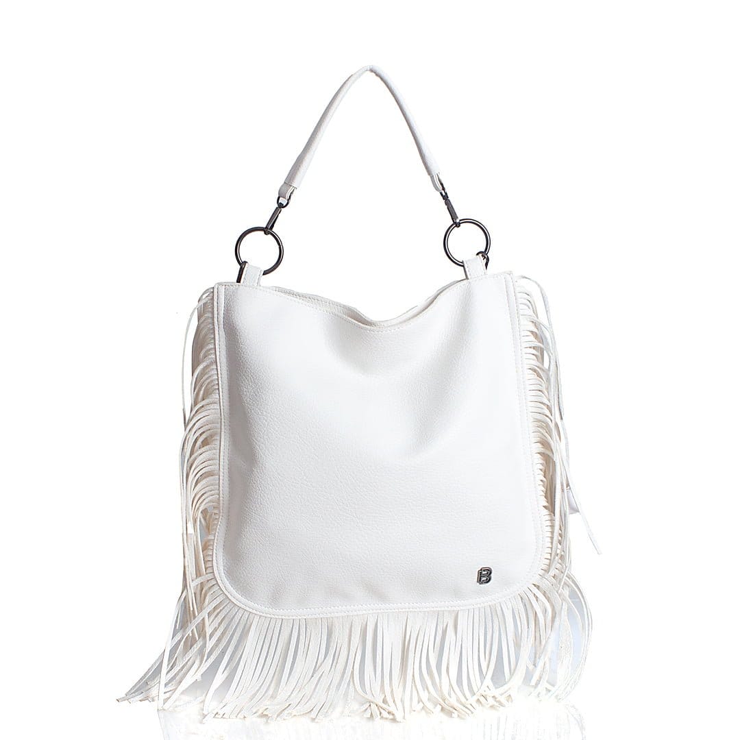 White Leather Fringe Purse With Turquoise Stones, Festival Handbag, White  Wedding Shoulder Bag - Etsy